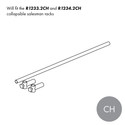 Shop for Shops Additional rail for collapsible mobile clothes rack(R1230.2CH)