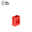 Shop for Shops Style paper bag small with ribbon handle 160 W x 200 H x 90 mm gusset(A8032.1RD)