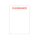 Shop for Shops Poster "CLEARANCE" (writable) 594 W x 841mm H(T4310WHRD)