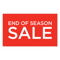 Shop for Shops Poster "END OF SEASON SALE" Landscape 1000 W x 594mm H(T4434RDWH)