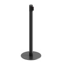 Shop for Shops Crowd control belt post with 2.3m retractable belt(A4801BK)