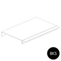 Shop for Shops Peggie shelf 220 W x 150 mm D - sits on 2 x 150 mm pegs(P3215BKS)