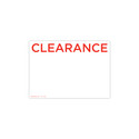 Shop for Shops Display Ticket "CLEARANCE" A4 Landscape Double Sided (pack of 5) 297 W x 210mm H(T3624.1WHRD)