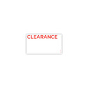 Shop for Shops Display Ticket "CLEARANCE" Landscape Double Sided 120 W x 67mm H(T3626.1WHRD)