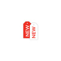 Shop for Shops Swing Ticket "NEW" Portrait Double Sided 25 W x 52mm H(T3660.1RDWH)