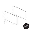 Shop for Shops MAXe 30 mm shelf bracket set with 177 H ends 400 mm D x 2.5 mm Thick(E6024BKS)
