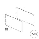 Shop for Shops MAXe 30 mm shelf bracket set with 177 H ends 400 mm D x 2.5 mm Thick(E6024WTS)