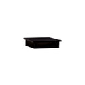 Shop for Shops Plinth to suit 1 x wide glass cube unit 440 W x 440 D x 100 mm H(F1310BK)