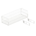 MAXe wire basket collapsible with angle adjustable brackets 1182 W x 440 D x 310 mm H(E71512WTS)