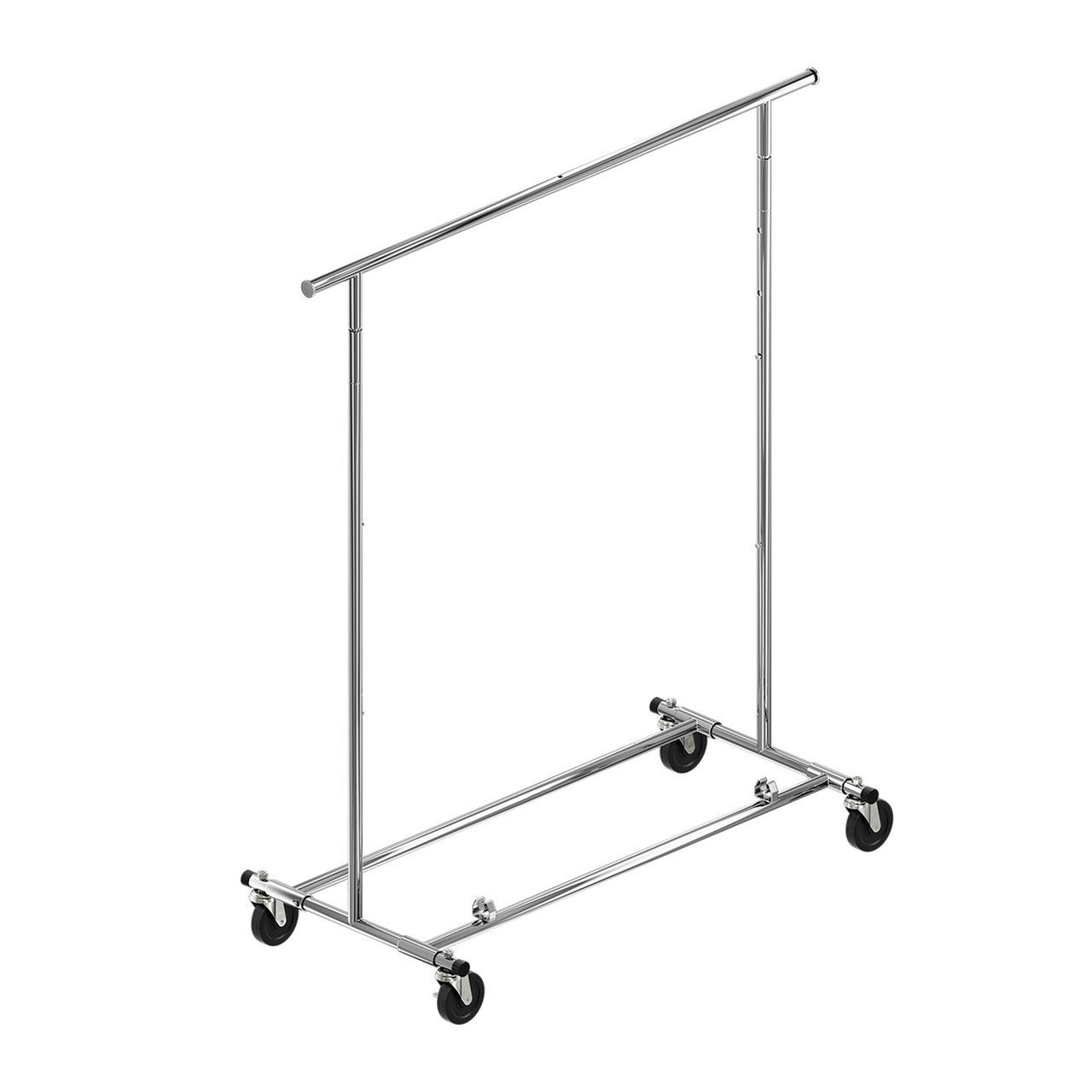 Collapsible mobile clothes rack(R1233.2CH)