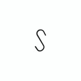 Shop for Shops S hook small pack of 10 35 H x 23 W x 3 mm Wire(A1382BK)