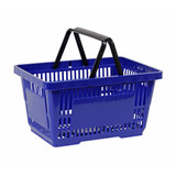 Shop for Shops Stackable shopping basket with handle 425 W x 290 D x 225 mm H(A3000.1BL)