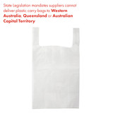 Shop for Shops Singlet shopping bag large 450 W x 770 H x 204 mm gusset(A8137CL)