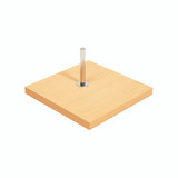 Shop for Shops Base for torso or busts with spigot & 900 mm pole 350 mm Square(B7602BH)