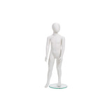 Shop for Shops Kids style mannequin age 6 with abstract head and base HT=1190, C=630, W=530, H=620 mm(B8582SW)