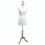 Shop for Shops Budget female fabric bust kit size 10 with base HT=770, B=870, W=620, H=900 mm(B9150WH)