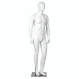 Shop for Shops Fibreglass male mannequin egg head HT=1880, Chest=990, W=810 mm(B9400WH)