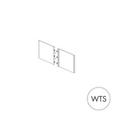 Shop for Shops MAXe end bay inner metal panel set 240 H - 600 mm bay 297 W x 17 mm Thick(E0806.4WTS)