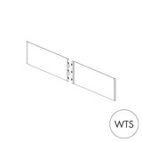 Shop for Shops MAXe end bay inner metal panel set 240 H - 1200 mm bay 597 W x 17 mm Thick(E0812.4WTS)