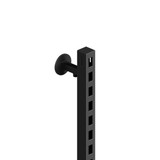 MAXe single sided post adjustable wall mount set (pack of 2)  Min 70 offset-50 mm DIA plate(E1000BKS)