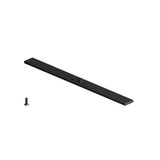 MAXe double sided post flat foot - double sided  50 W x 600 D x 8 mm Thick(E2302.4BKS)