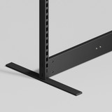 MAXe double sided post flat foot - double sided  50 W x 600 D x 8 mm Thick(E2302.4BKS)