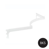 Shop for Shops MAXe corner hangrail 600 x 600 mm bay 32 H x 12.7 mm D section(E41266BKS)