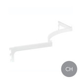 Shop for Shops MAXe corner hangrail 600 x 600 mm bay 32 H x 12.7 mm D section(E41266CH)