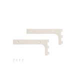 Shop for Shops MAXe 30 mm shelf bracket set 200 mm D 30 H x 2.5 mm Thick(E6002WTS)