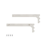 Shop for Shops MAXe 30 mm shelf bracket set 300 mm D 30 H x 2.5 mm Thick(E6003CH)