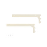 MAXe 30 mm shelf bracket set 300 mm D  30 H x 2.5 mm Thick(E6003WTS)