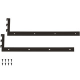 MAXe 30 mm shelf base bracket 500 mm D  30 H x 2.5 mm Thick(E6205BKS)