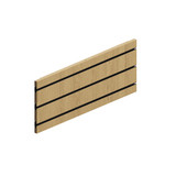 MAXe slatwall panel 240 H - 600 mm bay  590 W x 18 mm Thick(E8106.4OAK)