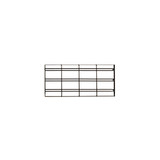 Shop for Shops MAXe slatwall mesh panel 240 H - 600 mm bay 590 W x 18 mm Thick(E8306BKS)