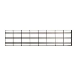 MAXe slatwall mesh panel 240 H - 1200 mm bay  1190 W x 18 mm Thick(E8312BKS)