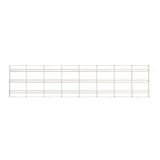 MAXe slatwall mesh panel 240 H - 1200 mm bay  1190 W x 18 mm Thick(E8312WTS)