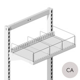 MAXe 30 mm shelf front fence 90 H - 1200 mm bay (E9012.4CA)
