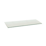 Replacement tempered glass shelf for 1200 mm wide showcase  1162 W x 452 D x 8 mm Thick(F2650CG)