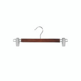 Shop for Shops Wooden hanger premium flat with clips at ends 330 W x 12 mm Thick(H2634WE)