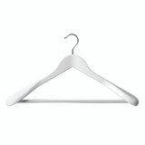 Shop for Shops Wooden hanger premium contoured for suit with formed shoulders & rail 450 W x 14 mm Thick(H2635WH)