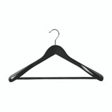 Shop for Shops Wooden hanger premium contoured for suit with formed shoulders & rail 410 W x 14 mm Thick(H2646BK)