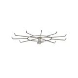 10 prong spinner for signage hardware stems & base  340 mm DIA(M2505CH)