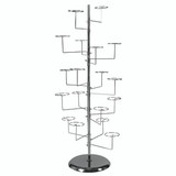 Shop for Shops Hat display stand with 18 hat rings & round base 460 DIA Base, 1680 mm H(M2509CH)