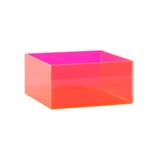 Acrylic container square  200 x 200 x 100 mm H(M2715FP)