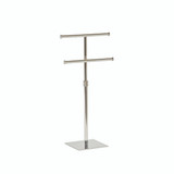 Shop for Shops Two tier hanging jewellery display with adjustable height 150 mm sq base 300-570 mm Adj H(M2832CH)