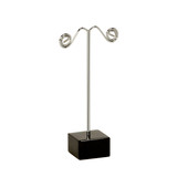 Shop for Shops Earring stand on cube medium 30 mm sq base x 105 mm H(M3311CHBK)
