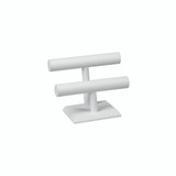 Shop for Shops Leatherette jewellery bar two tier 250 W x 150 D x 200 mm H(M3402WH)