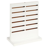 Counter display dash panel double sided  250 W x 140 D x 318 mm H(M3596WH)