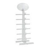6 piece acrylic eyewear stand for countertop with top mirror  480 H x 185 W x 160 mm D(M3650CA)