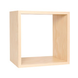 Shop for Shops Large square wooden display cube 597 x 597 x 400 mm D(M5402PY)